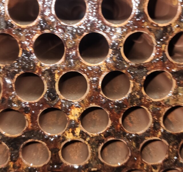 Chiller Tubes - Three years of operation. Zero scale buildup. Chiller Tubes